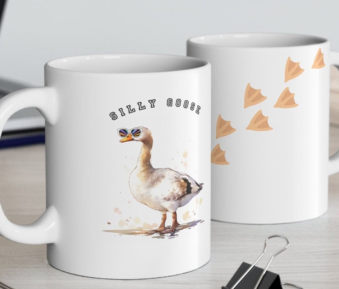Silly Goose Mug, Funny Mug, Silly Goose, Goose Mug, Cute Mug, Coffee