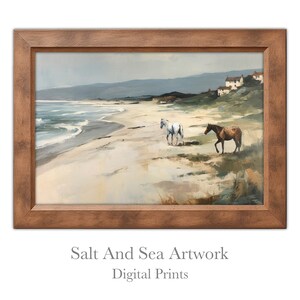 Wild Horses Digital Art - Home Decor Wall Painting