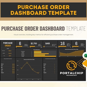 Optimize Your Procurement Process with the Excel Purchase Order Dashboard Template: A Comprehensive Solution for Transaction Management
