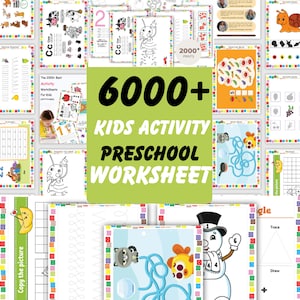 6000+ Kids Worksheet Template, Printable worksheets, math worksheet printable, kids worksheet, Printable Kids Worksheet, Preschool worksheet