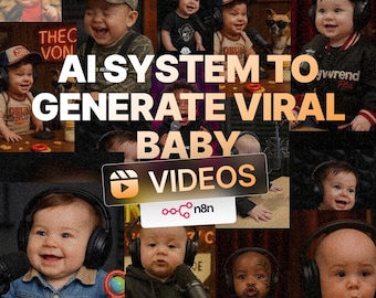 AI Baby Video Automation System: n8n Workflow, OpenAI, 11Labs