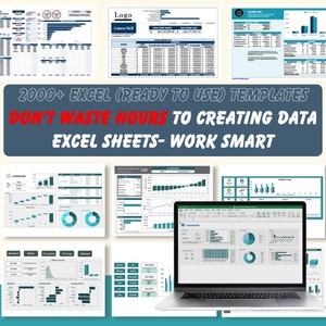 2000+ Excel Data Sheet Templates | 2K Excel template Bundle, spreadsheet template excel, Business Excel template, Excel Invoice Template