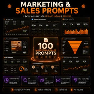 100 Claude AI Power Prompts | Claude Prompt Bundle | Business, Marketing, Coding, Writing & Productivity AI Prompt Pack image 5