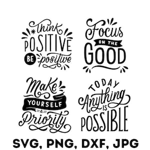 Empower Your Creations with the 8 Motivational Quotes SVG Bundle: Elevate Your Designs with Inspirational SVGs, inspirational quotes svg