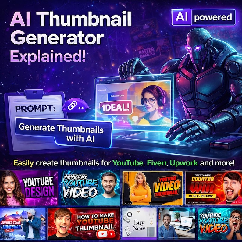 Youtube Thumbnail Make Ai AI Thumbnail Generator Saas Platform | Youtube Thumbnail Creator ...