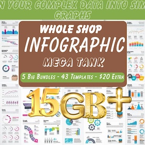 Infographic Mega Tank, Infographic Bundle, Infographic Pack, Business Infographic, premium quality Infographics, Infographic Template