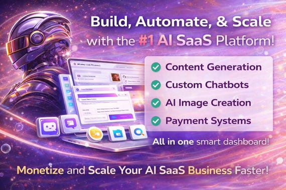 AI SaaS Business Platform Setup | Launch Your Own AI Content & Chatbot Software | Complete Automation System with Commercial Rights