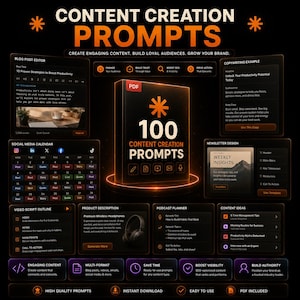 100 Claude AI Power Prompts | Claude Prompt Bundle | Business, Marketing, Coding, Writing & Productivity AI Prompt Pack image 7