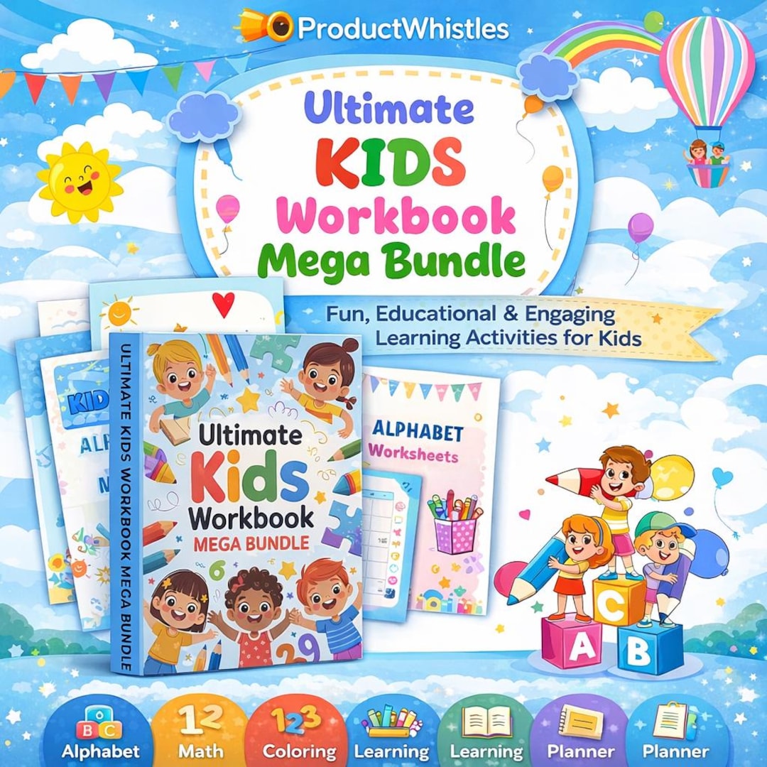 Kids Workbook Mega Bundle | Printable Kids Activities | Homeschool ...