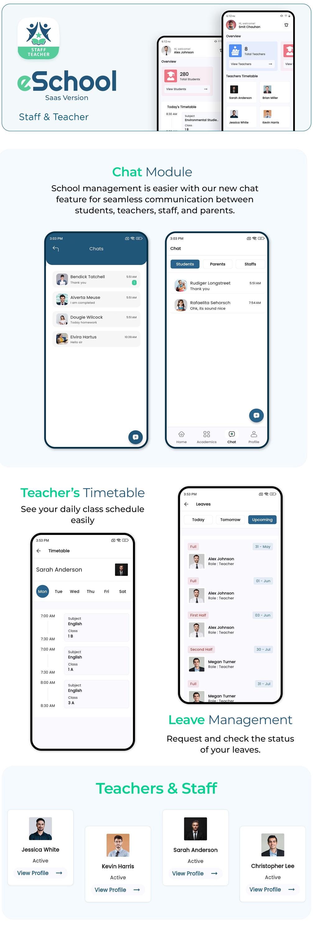 School Saas – Multi-school Management System With Flutter Apps ...