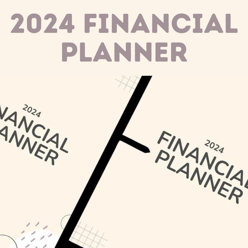 2024 Financial Planner Template Design Financial Planner Etsy