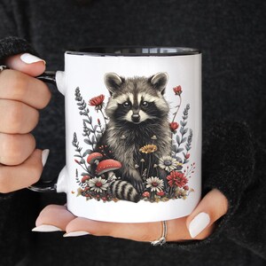 Racoon Gifts for Mushroom Lover