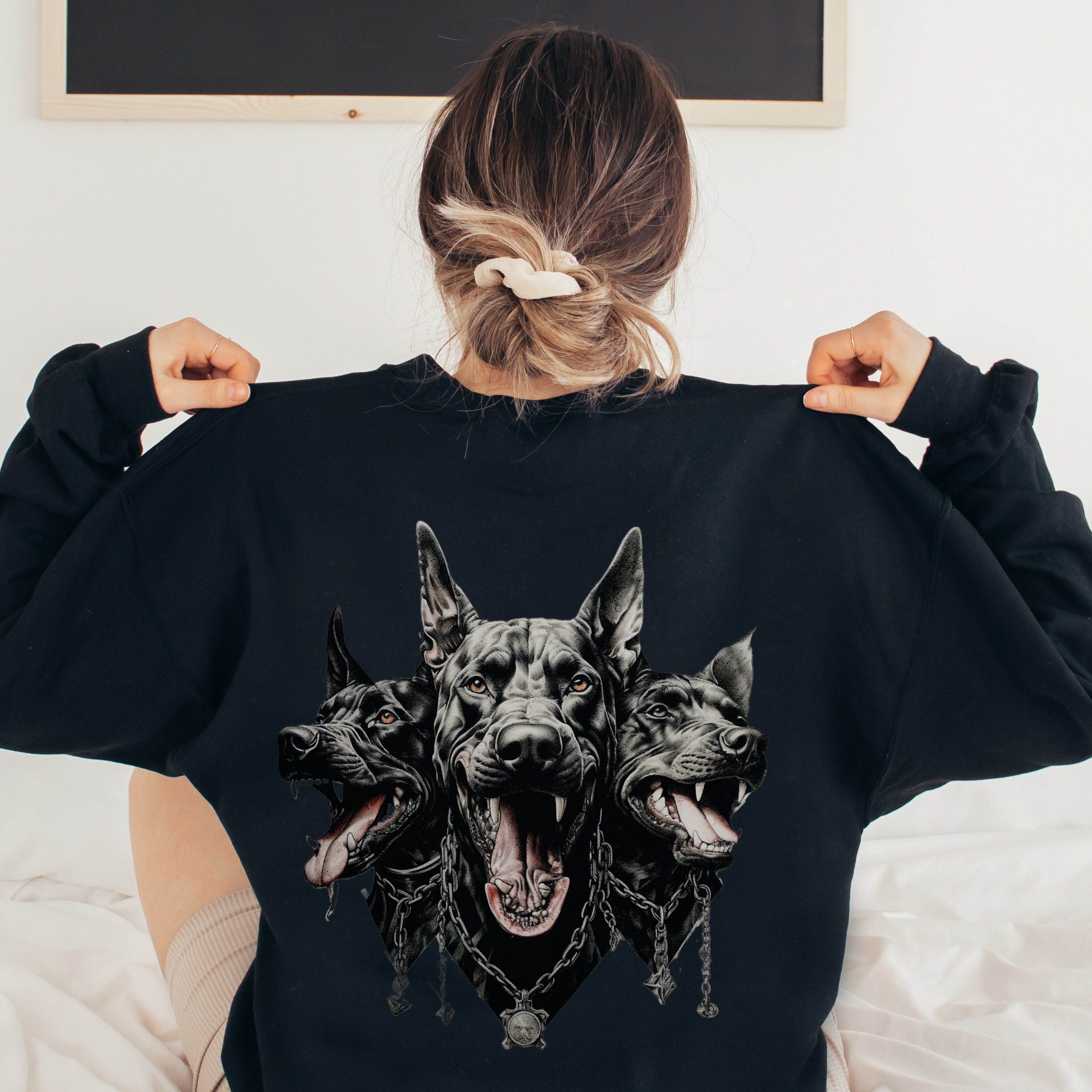 【CPGN STUDIO】Dobermann sweatshirts Mechanical Doberman Hoodie - Cybernetic Dog Unisex
