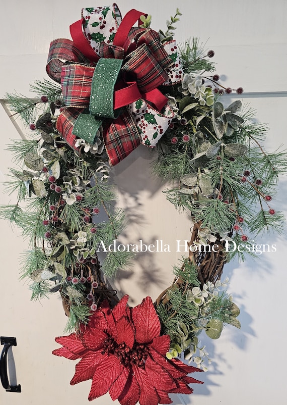 Christmas wreath オーバル・.。*