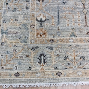 Traditional Oushak Hand Knotted Wool Rug | 8x10 Area Rug | 10x14 Luxury Rug | Tribal Style | 6x9 Living Room | 10x12 Custom Rug | 9x12 Rug