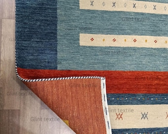 8x10 Wool Area Rug Gabbeh Rug 9x12 Rug Living Room Rug Bedroom Rug 5x7 6x9 7x10 9x13 10x14 12x15 Rug Handmade, Custom Rug, Runner Available