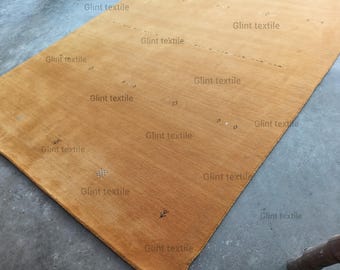 Light Orange Wool Area Rug Solid Rug Gabbeh Rug 200x300 For Living Room Bedroom Rug 5x8 6x9 7x10 8x10 9x12 10x14 12x15 Rug Custom Rug Runner