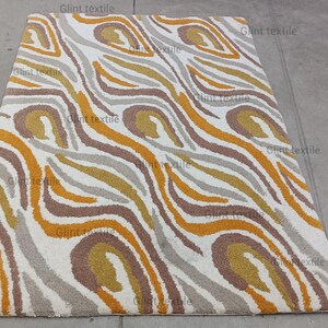 Unique Rug | New Pattern Hand Tufted | Area Rug | Living Room | Bedroom Rug | Wool Rug | Handmade | 5x7 6x9 8x10 9x12 9x13 10x14 12x15 Rug