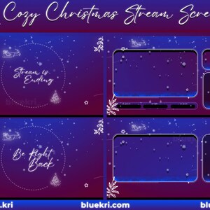 Twitch Cozy winter,  Christmas twitch, winter twitch, Christmas overlay, stitch twitch Santa, Webcam Overlay | Animated Screens | Twitch