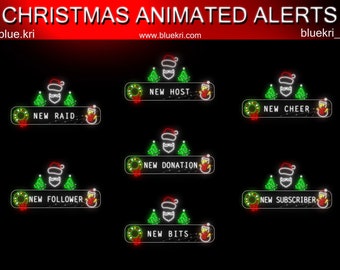 Twitch Christmas alerts animated, animated twitch alerts, alerts twitch, animated alerts twitch, twitch animated alerts, twitch design