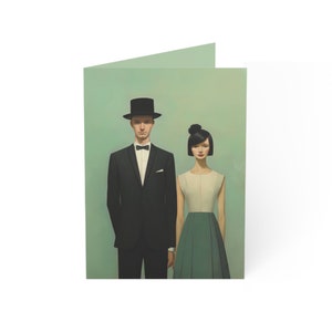 Blanko-Grußkarten-Pack (Graceful Affair) | Hochzeit, Verlobung, Jahrestag, Glückwünsche | 10 Stück Set (Bulk)