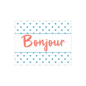 Collection Bonjour Marseille (Sélectionnez la couleur) | Ensemble de 30 pièces (en vrac) | Bonjour Pack de cartes et d'enveloppes