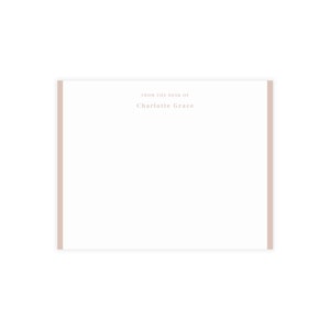 Collezione Kensington (seleziona colore) "From The Desk Of" / Set da 30 pezzi (sfuso) / Biglietti personalizzati personalizzati / Collezione dai colori tenui