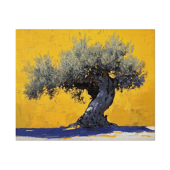 Olivenbaum Bild | Horizontales Querformat | Klein bis gro bergroe  gespannte Leinwand-Wand-Kunst-Dekor (P-PLT Alef) - Etsy.de