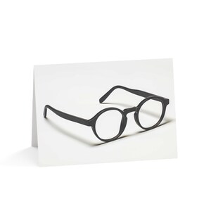 Blank Greeting Card Pack (Brille) | Jeder Anlass, Danke, Glückwünsche | 10 Stück Set (Bulk)