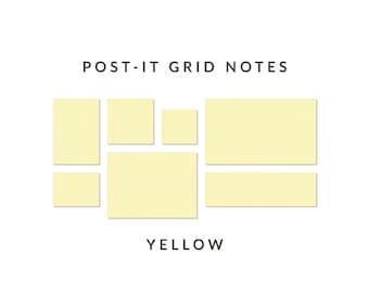 Post-it® Sticky Note Pads | 1/4" Grid (Yellow) | Multiple Sizes
