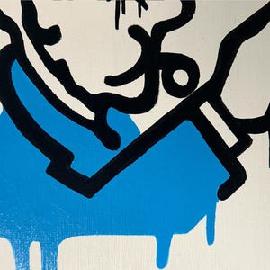 Original Monopoly Jail Hand Painted Art Pop Art Handmade Graffiti Wall ...