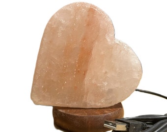 Himalayan Salt USB Lamp RGB Color Changing, Natural, Handcrafted, Mothers Day Gift