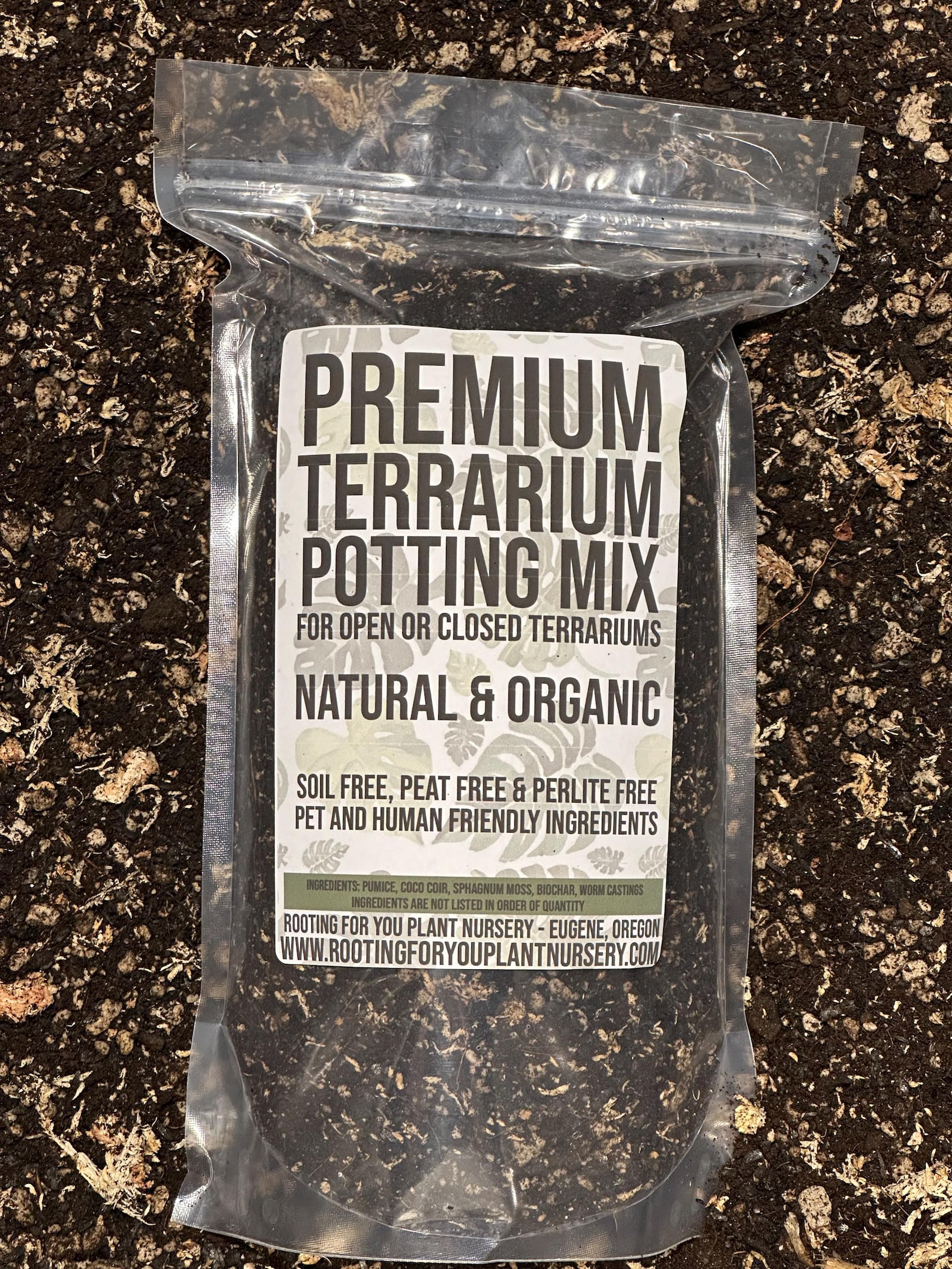 TERRARIUM Premium Soil Less Potting Mix Oregon Licensed Nursery - - Etsy