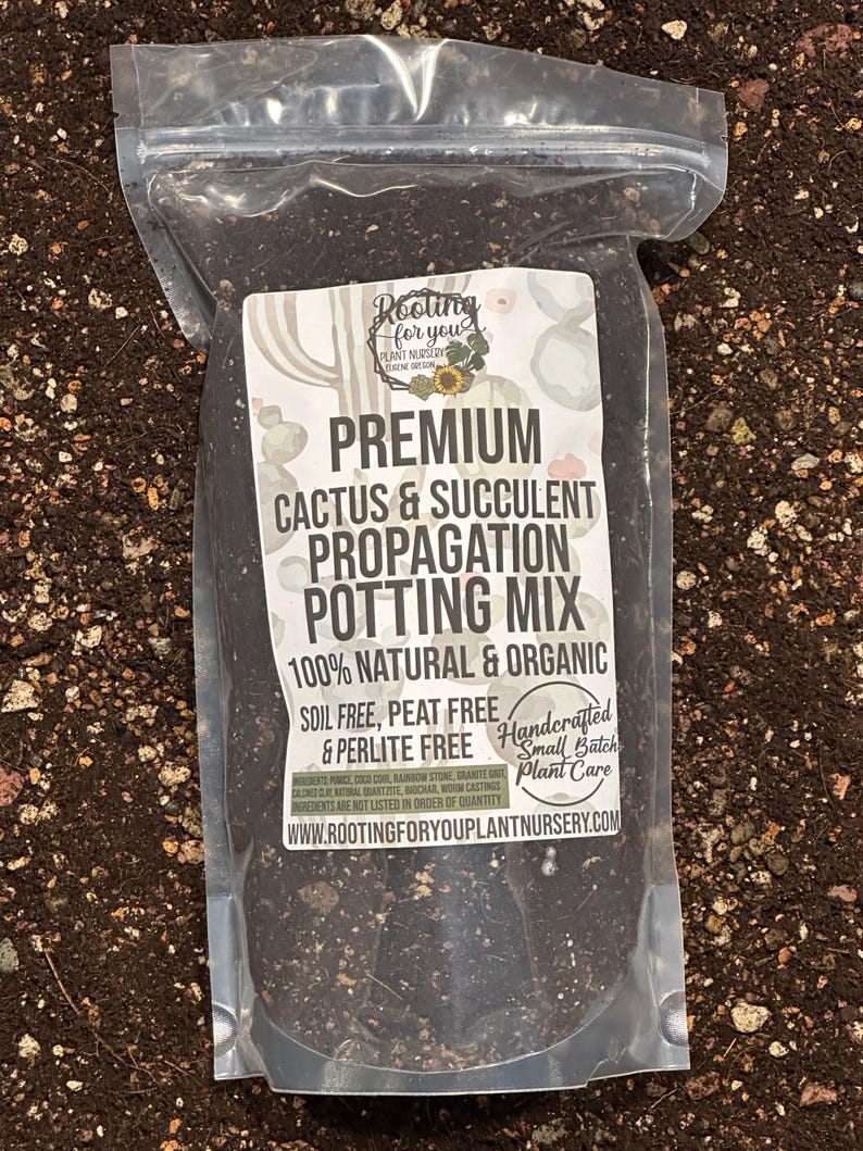 CACTUS & SUCCULENT Propagation Premium Soil Less Potting Mix Oregon ...