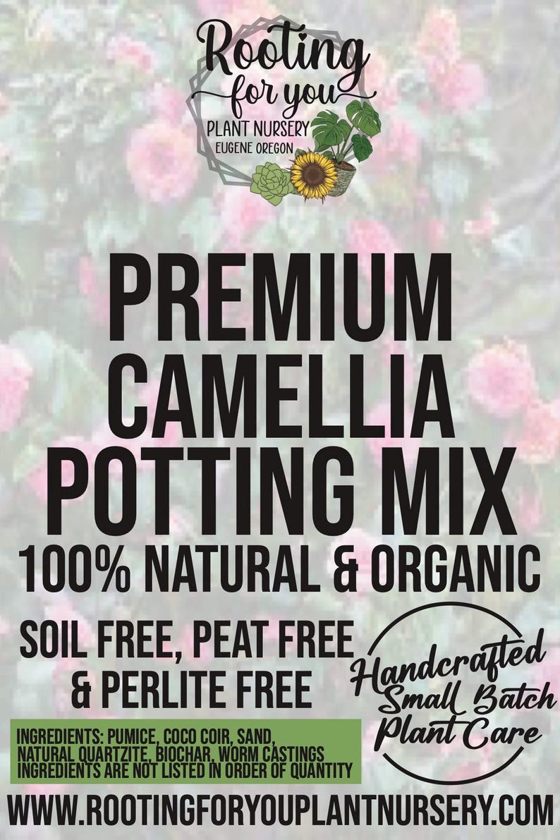Camellia Premium Soil Less Potting Mix Oregon Licensed Nursery - - Etsy