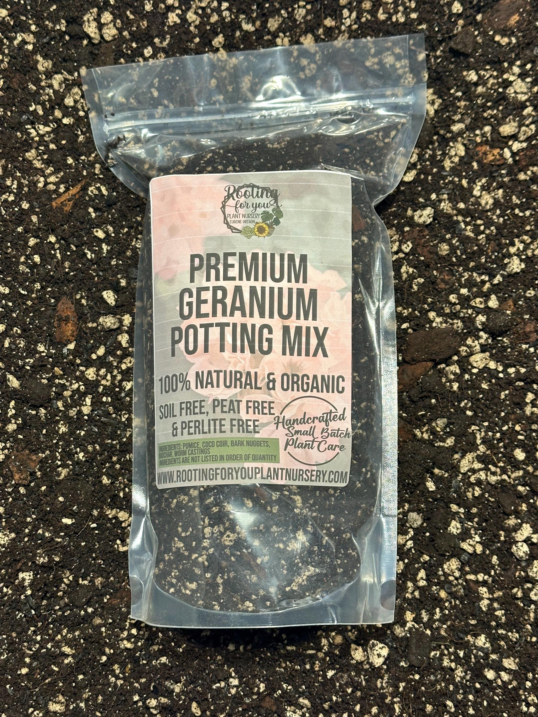 GERANIUM Premium Soil Less Potting Mix Oregon Licensed Nursery - - Etsy
