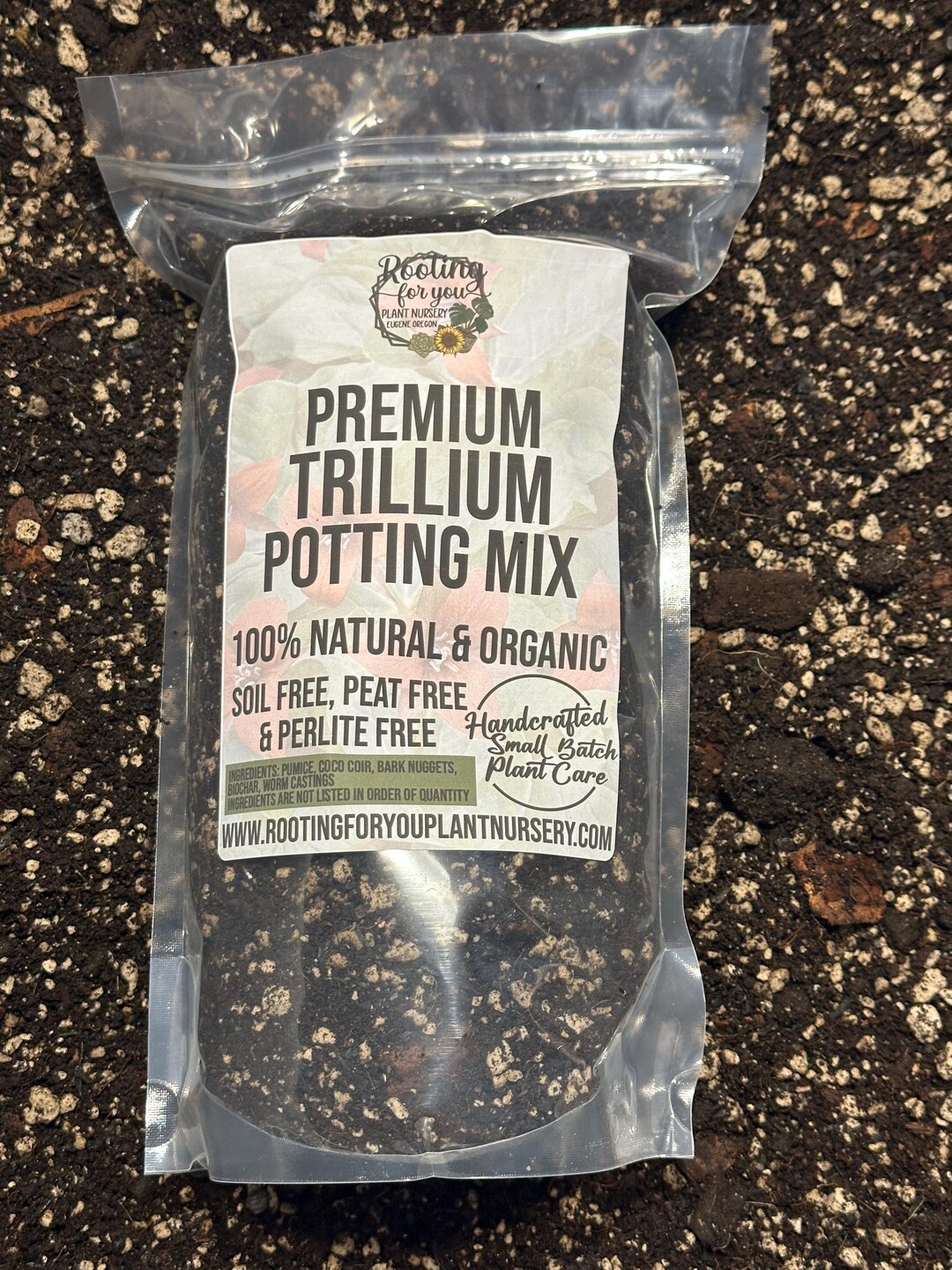 Trillium Premium Soil Less Potting Mix Oregon Licensed Nursery - - Etsy