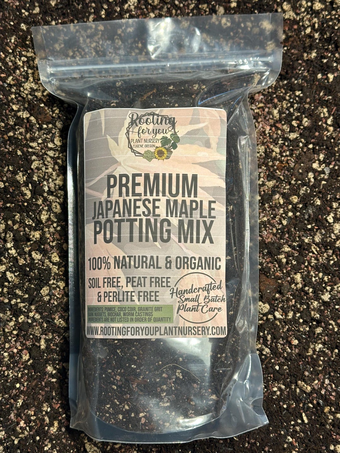 Japanese Maple Premium Soil Less Potting Mix Oregon Licensed Nursery