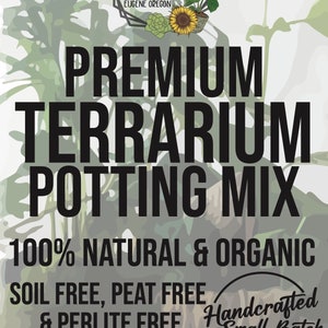 TERRARIUM Premium Soil Less Potting Mix Oregon Licensed Nursery - - Etsy