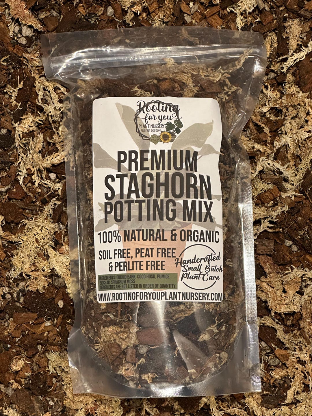 STAGHORN Premium Soil Less Potting Mix Oregon Licensed Nursery - - Etsy