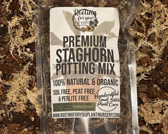 STAGHORN Premium Soil Less Potting Mix Oregon Licensed Nursery -