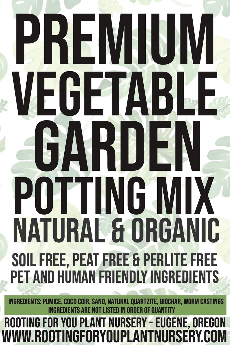 Vegetable Garden Premium Soil Less Potting Mix Oregon Licensed Nursery ...