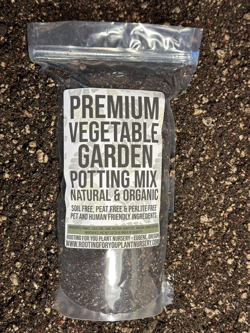 Vegetable Garden Premium Soil Less Potting Mix Oregon Licensed Nursery ...