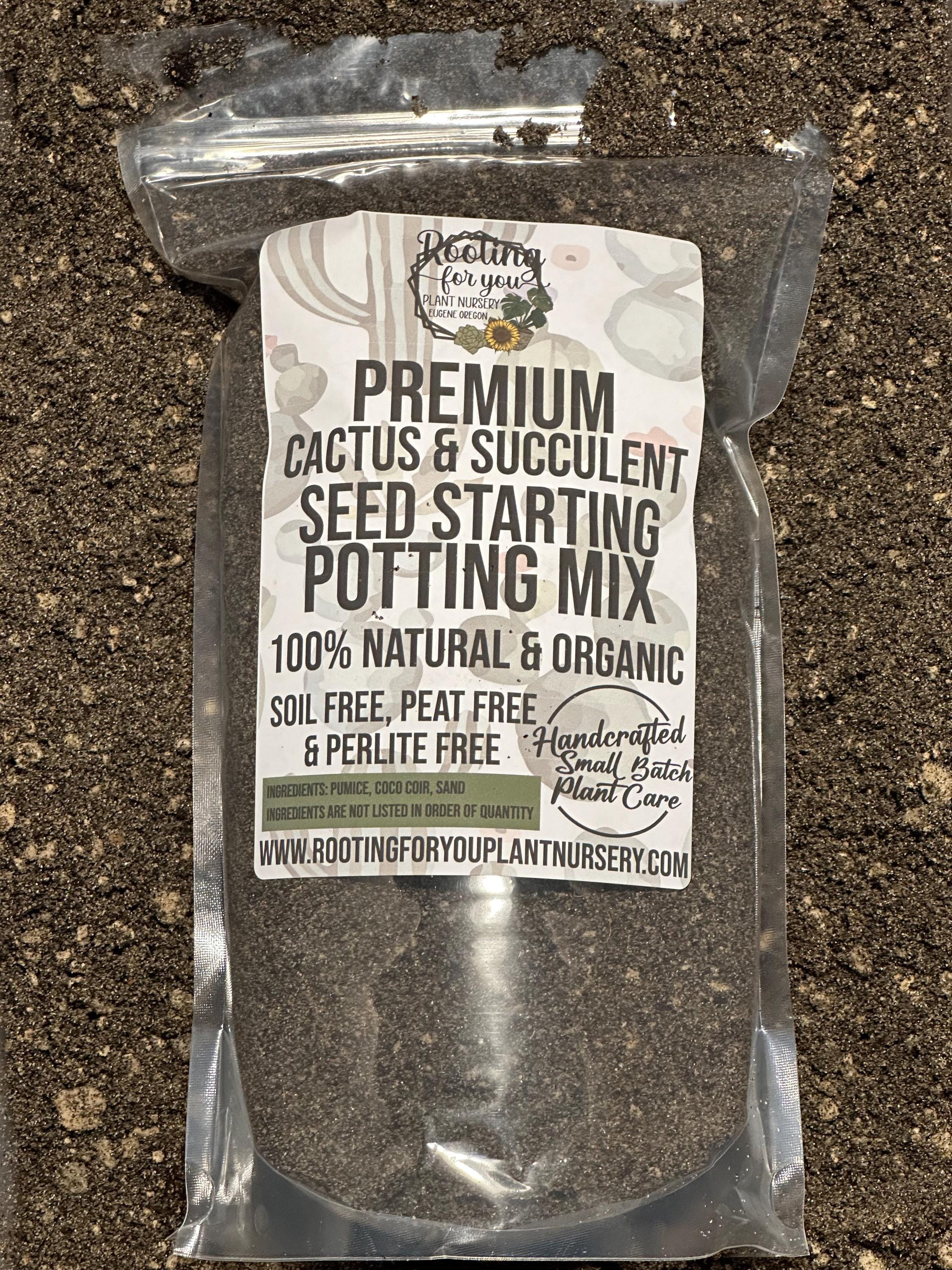 CACTUS & SUCCULENT Seed Starting Premium Soil Less Potting Mix Oregon ...
