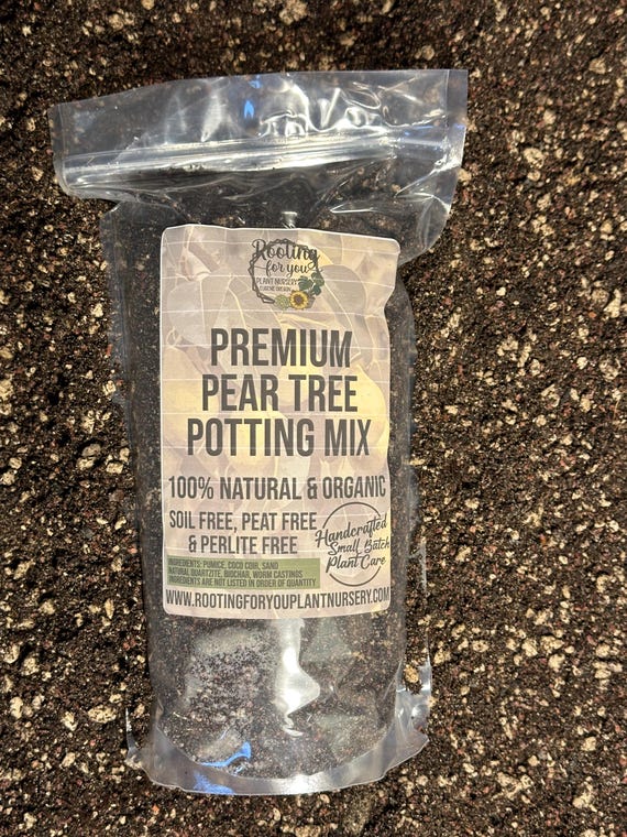 PEAR TREE Premium Soil Less Potting Mix Oregon Licensed Nursery - - Etsy
