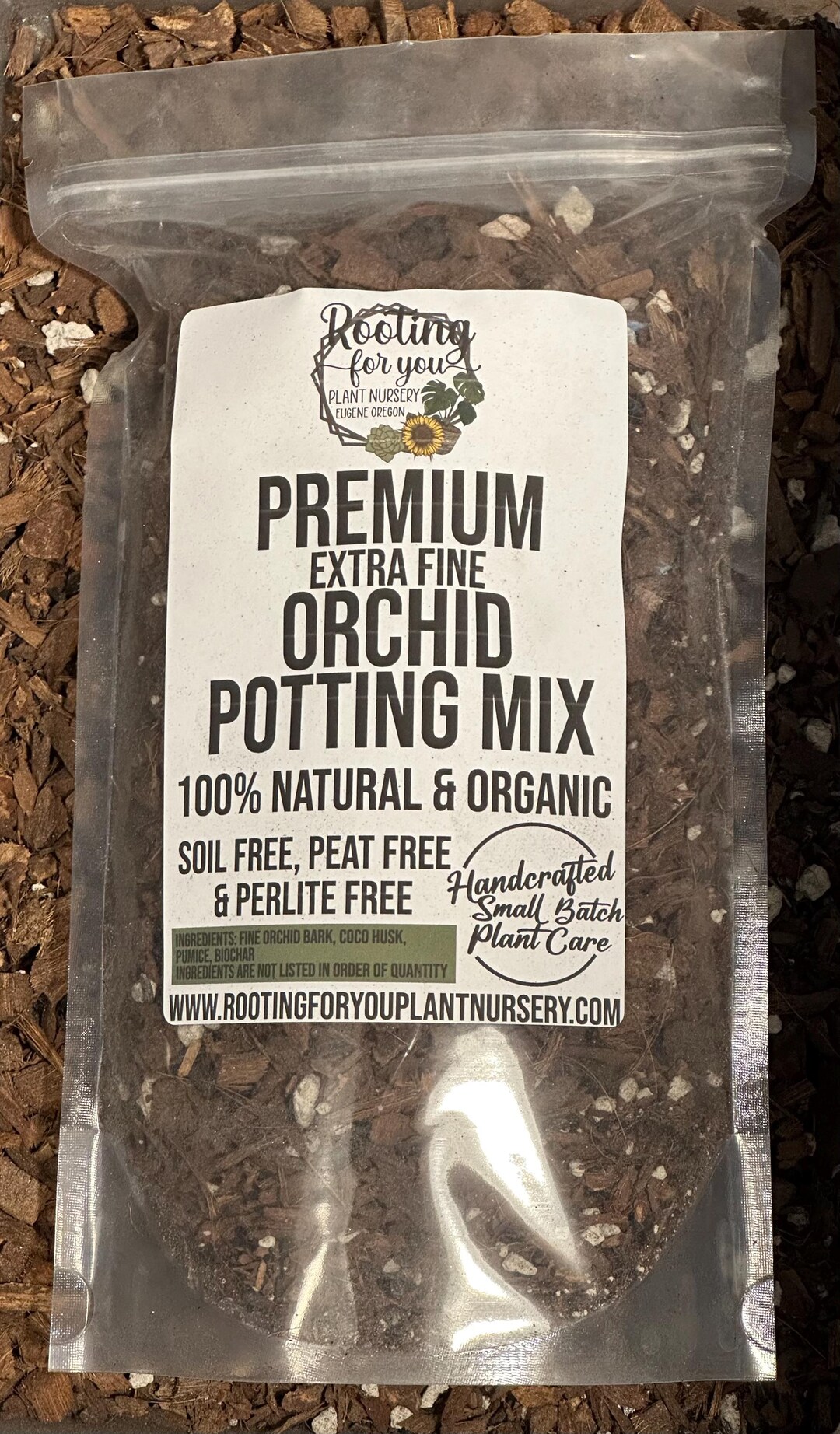 ORCHID EXTRA Fine Premium Soil Less Potting Mix Oregon Licensed Nursery ...