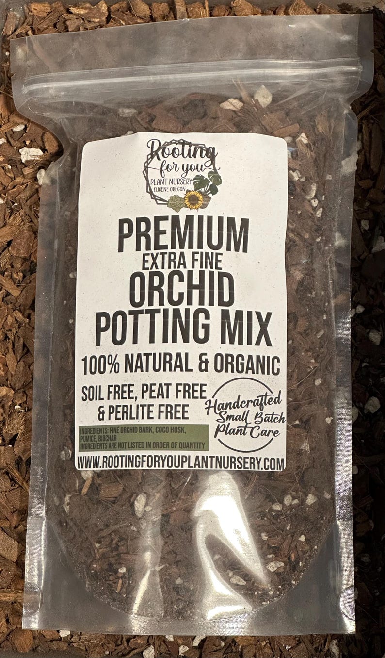 ORCHID EXTRA Fine Premium Soil Less Potting Mix Oregon Licensed Nursery ...