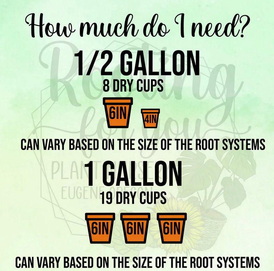 JASMINE Premium Soil Less Potting Mix Oregon Licensed Nursery