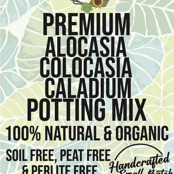 ALOCASIA COLOCASIA CALADIUM Premium Soil Less Potting Mix Oregon Licensed Nursery - rootingforyouplantnursery.com