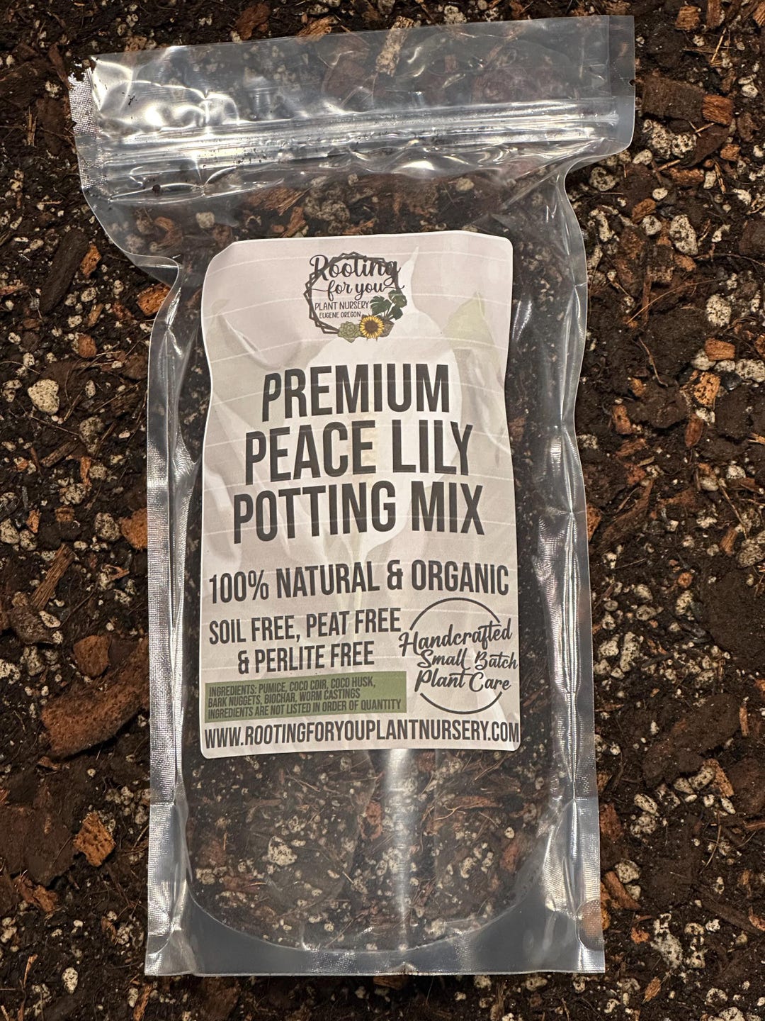 PEACE LILY Premium Soil Less Potting Mix Oregon Licensed Nursery - - Etsy
